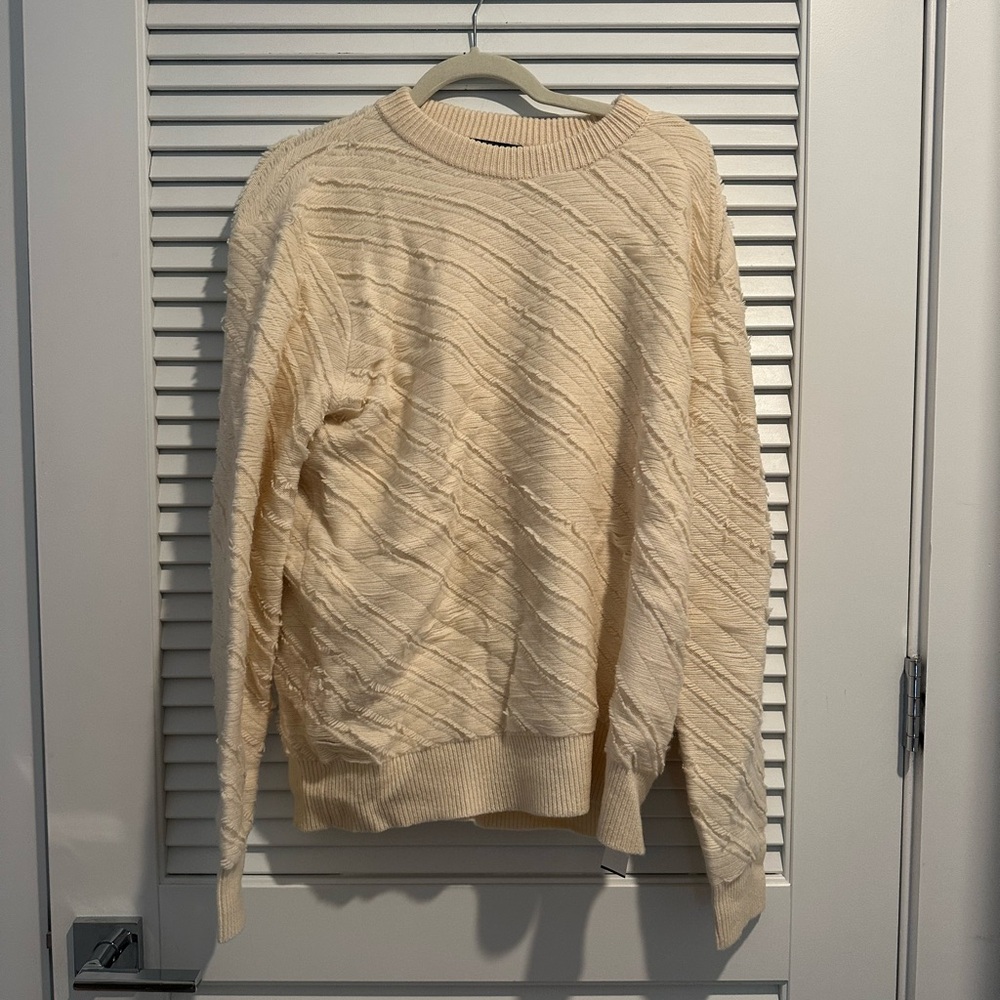 Proenza Schouler Cream Crew Neck Sweater